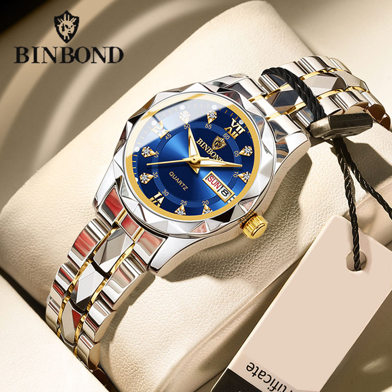 Luxury Watch Green - BINBOND Topmerk Luxe Mode Zakelijke Dames