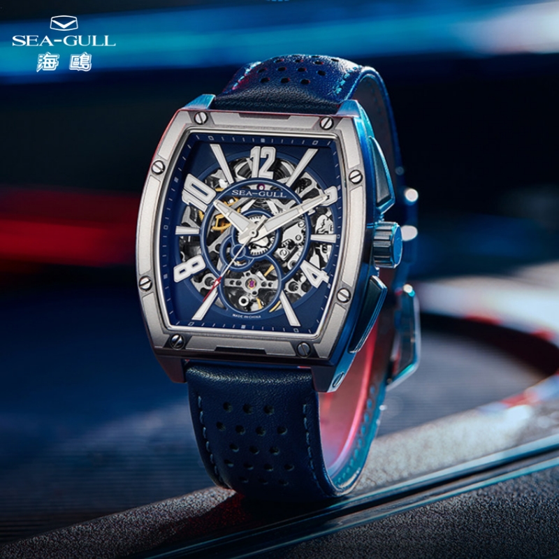 Luxury Watch Store - Seagull Herenhorloges 42mm Automatisch Horloge Volledig