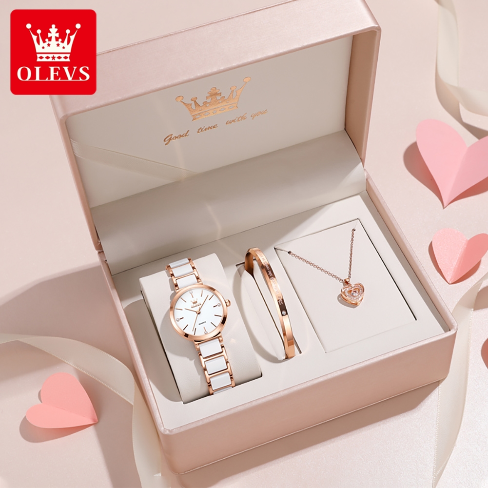 Luxury Watch Brands - OLEVS Dameshorloge 5877 Luxe Elegant Quartz