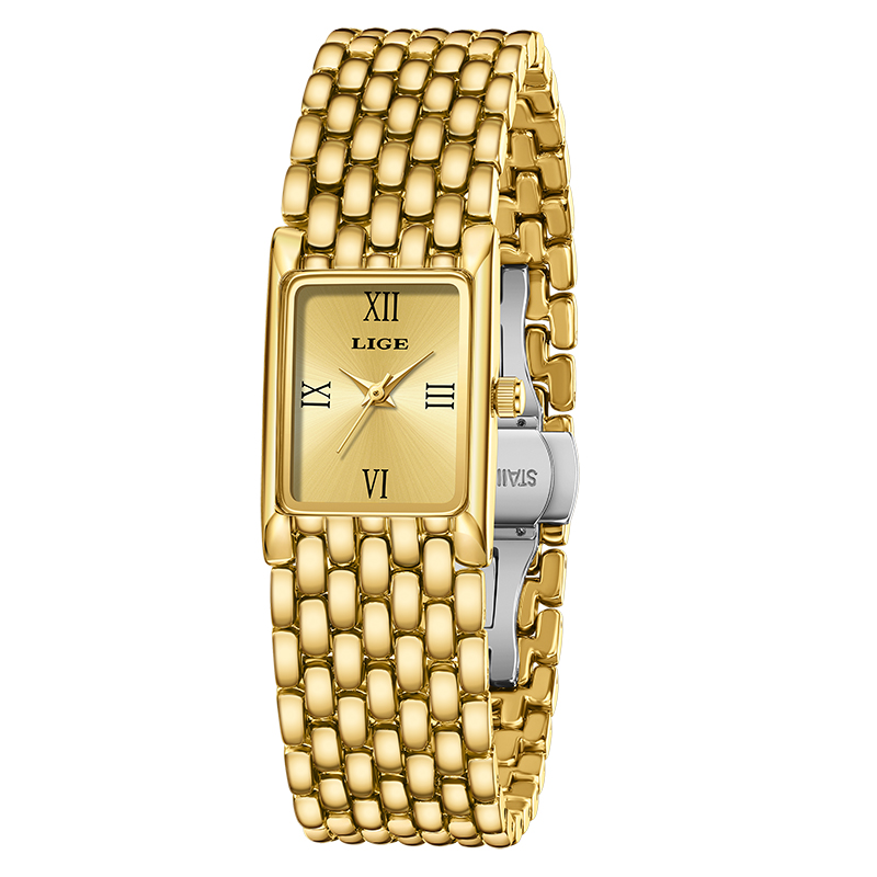 Luxury Watch Cartier - LUIK Luxe vierkante dameshorloges Waterpoof roestvrijstalen