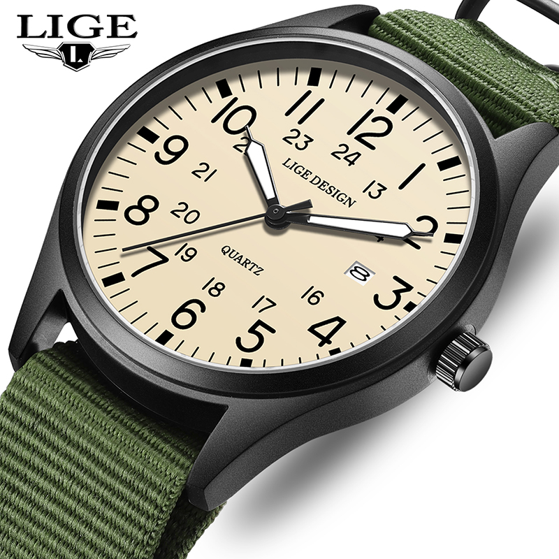 Luxury Watch Green - LIGE 2026 TOP NIEUW Quartz Polshorloge