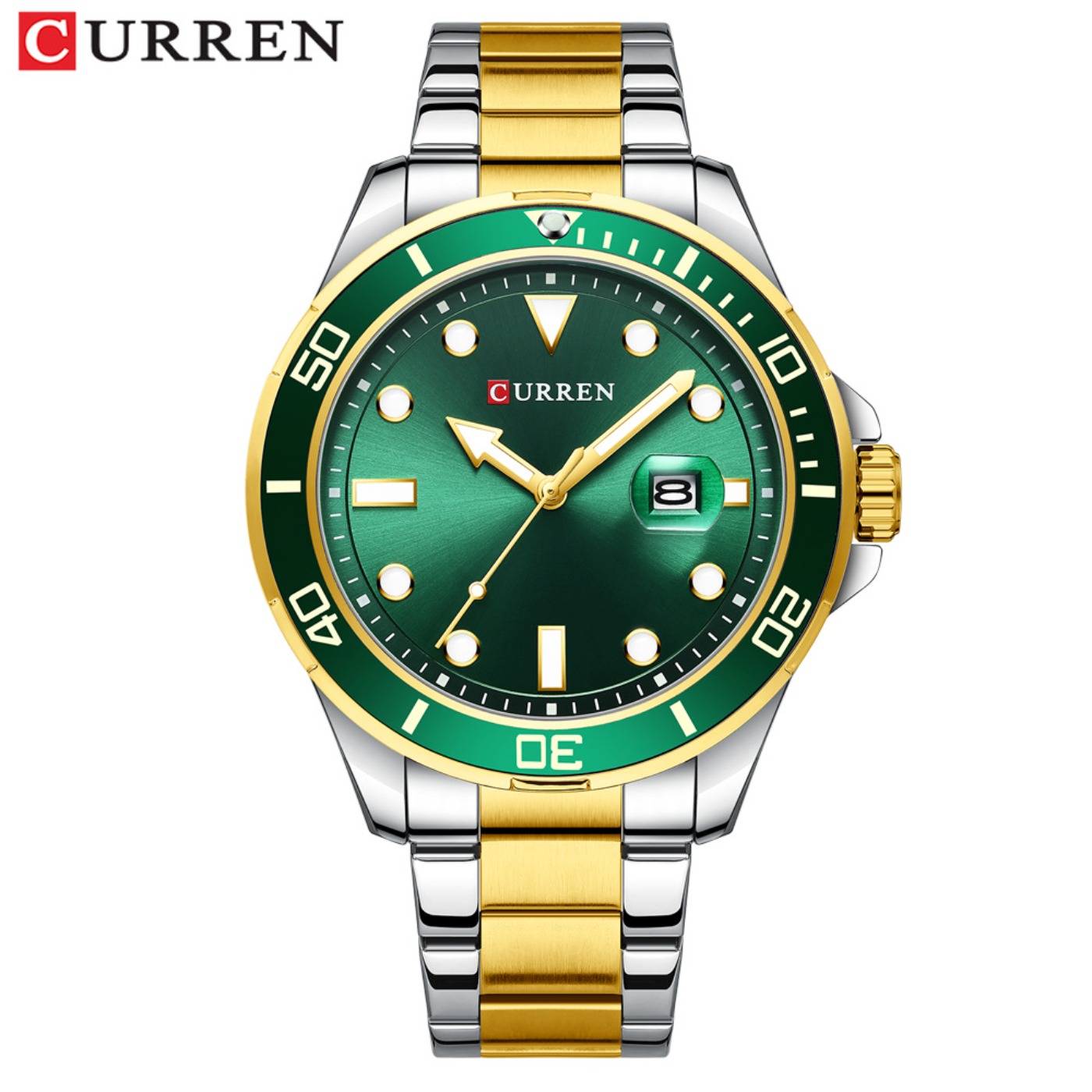CURREN Nieuwe Green Water Ghos - Luxury Watch Brands recensie en prijs
