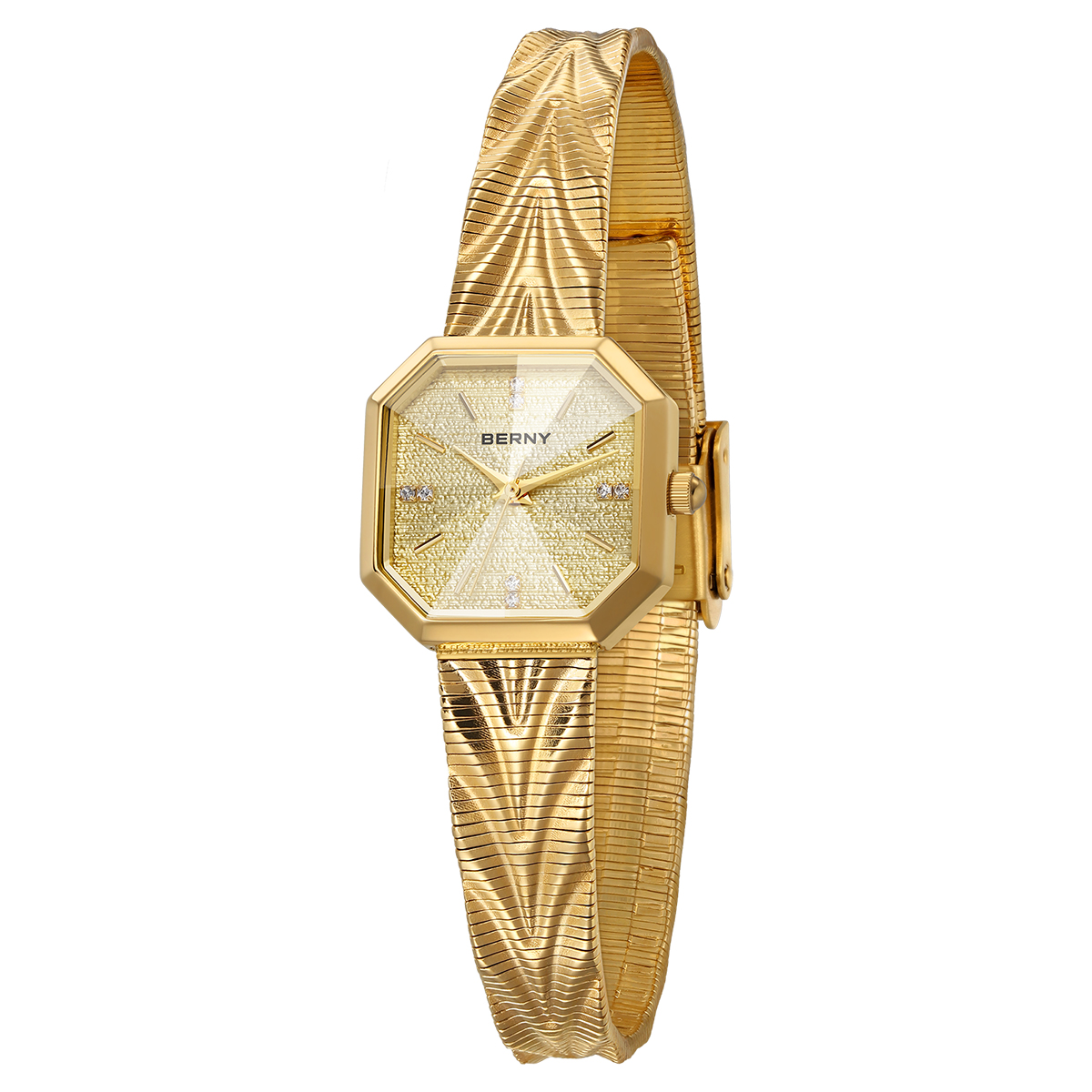 BERNY gouden horloge voor dame - Luxury Watch Cartier recensie en prijs