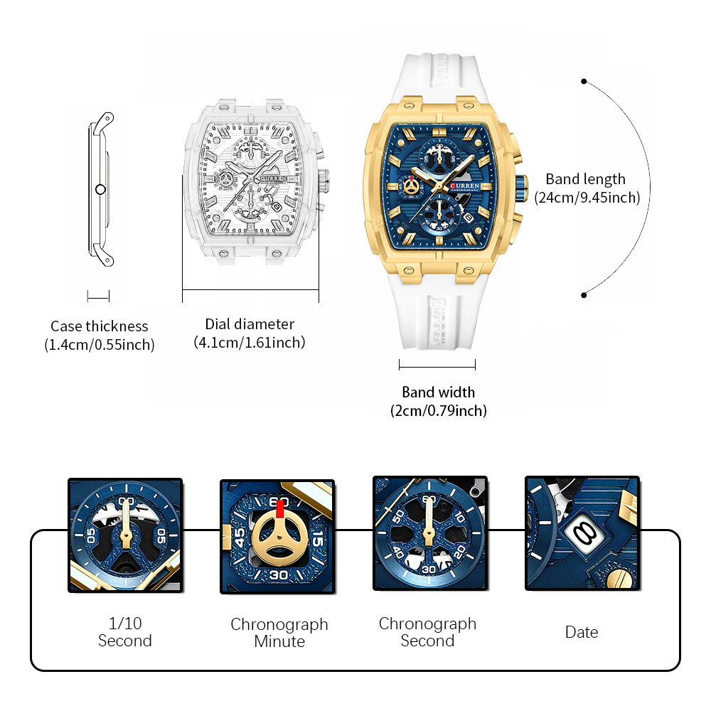 CURREN Luxe vintage horloge vo - Luxury Watch And Bracelet recensie en prijs