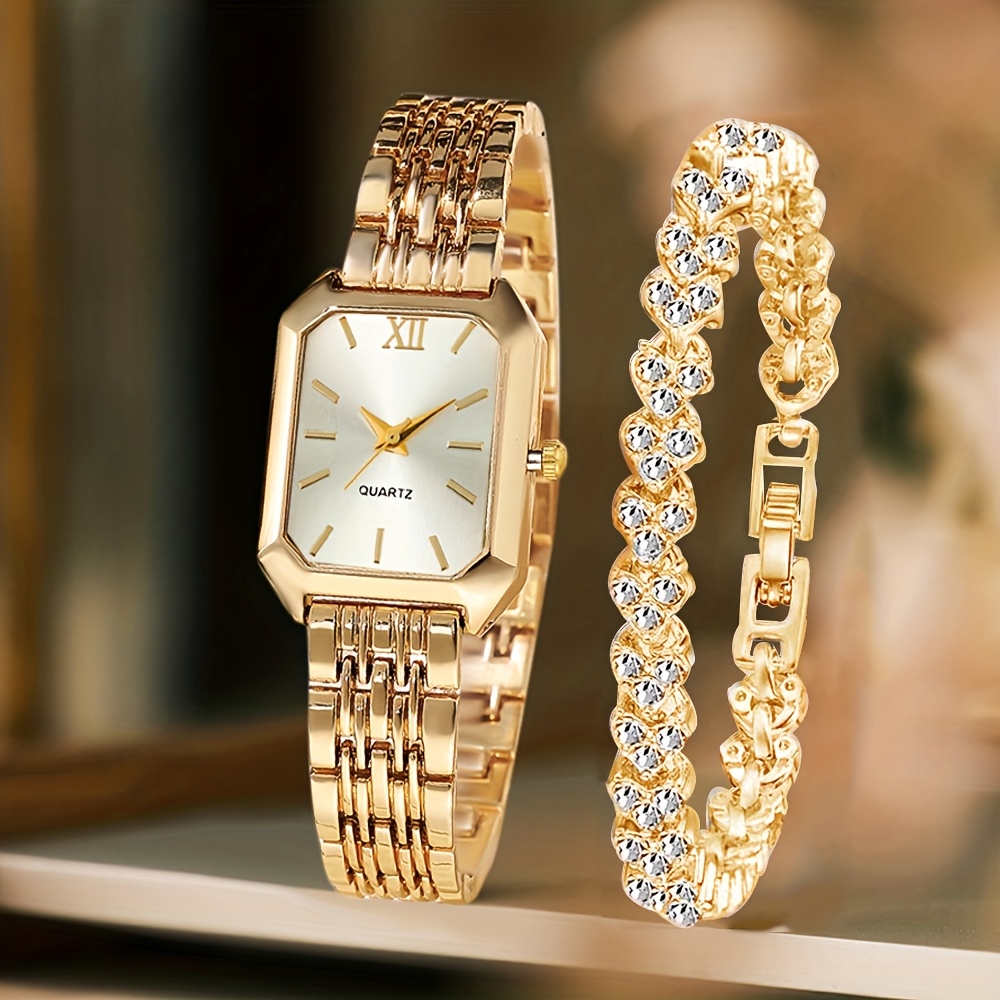 2 STKS Mode Rechthoek Vrouwen  - Luxury Watch Cartier recensie en prijs