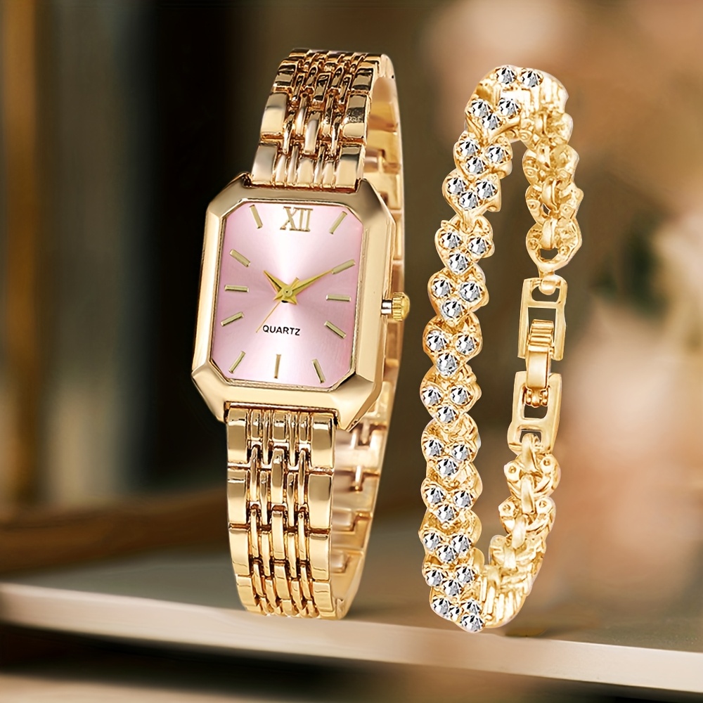 2 STKS Mode Rechthoek Vrouwen  - Luxury Watch Cartier recensie en prijs