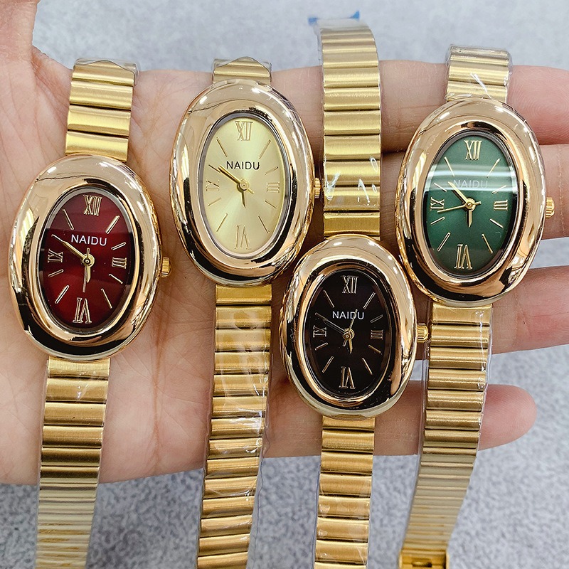 Luxe Merk Goud Ovale Vrouwen Q - Luxury Watch Green recensie en prijs