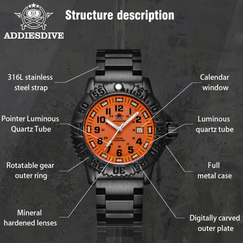 Addies Top Luxe Heren Militair - Luxury Watch Store recensie en prijs